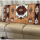 A7818 - Boho Western Geometric Tribal Throw Rug - Country Scene Saddlery and Pet Supplies