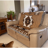 A7818 - Boho Western Geometric Tribal Throw Rug - Country Scene Saddlery and Pet Supplies