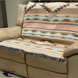 A7839 - Boho Western Aztec Reversible Throw Rug - Country Scene Saddlery and Pet Supplies