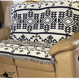 A7844 - Reversible Boho Western Nordic Tapestry Throw Rug - Country Scene Saddlery and Pet Supplies