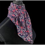 A8002 - Floral Rawhide Wild Rag Cowboy Scarf - Country Scene Saddlery and Pet Supplies