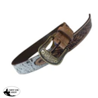 A8220 - 34 Hand Tooling Leather Cowhide Belt Western Belts
