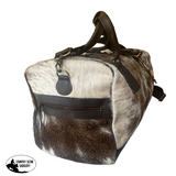 A8242 - Hair On Hide Travel Duffel Bag - Country Scene Saddlery and Pet Supplies