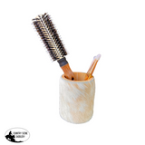 A8840 - Wooden Utensils Holder w Cowhide COWHIDE - RUGS - 100% Hair on Hide Floor Rug