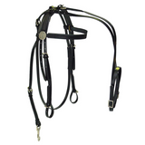 Adios Elite Conventional Harness #1 With Buxton Breastplate Carts & Surcingles » Leather/Show