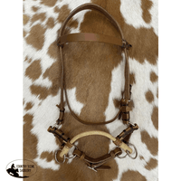 Ak-411 Showman ® Pony Size Argentina Cow Leather Side Pull
