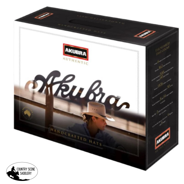 Akubra Hat Box Cardboard Boot