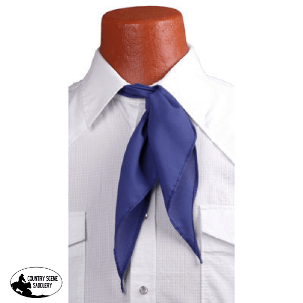 Apache Tie Blue Neck Ties & Scarves Black Desert Steer Bandana