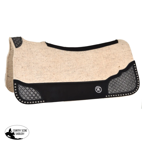 Apex Premium Wool Roper Size Pad - Inlaid Wear Leathers Western Pad