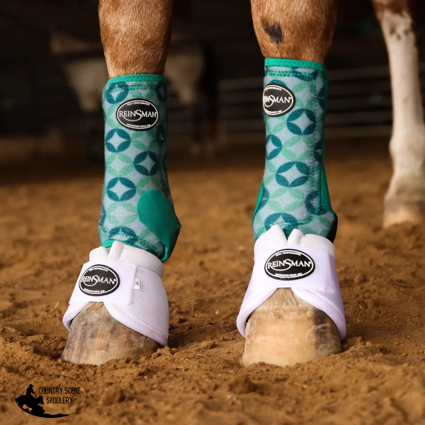 Apex Sport Boots - Emerald Star 2 Pack (Fronts Only) / Small Horse Boots & Leg Wraps