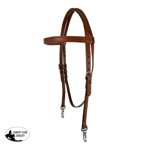 Argentina Harness Cow Leather Browband Headstall. #Showman ® Brow Band