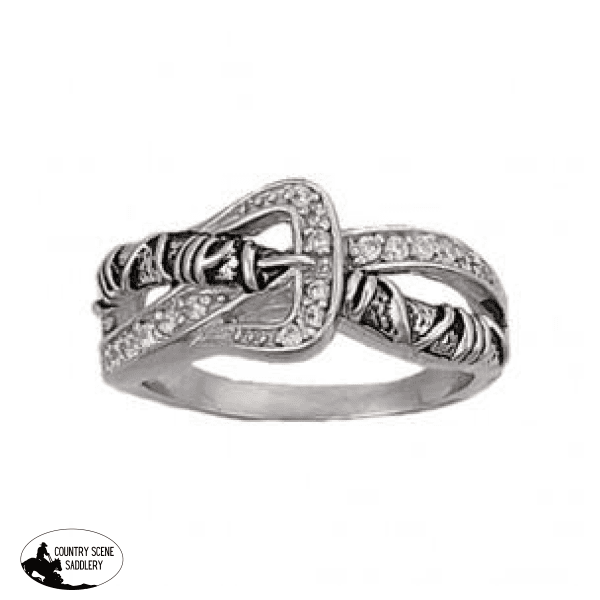 New! Barbed Wire Buckle Ring
