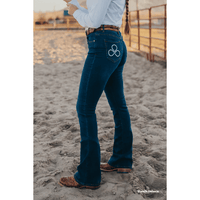 Barrel Pocket Bootcut Denim Jeans (Lengths) Ladies Jeans