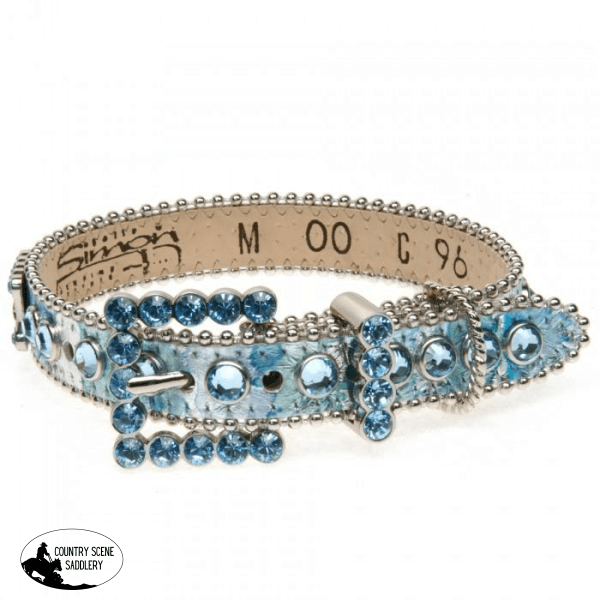 New! Bbs Dog Collar Blue Posted.*