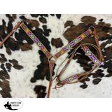 Beaded headstall and breast collar set. - Country Scene Saddlery and Pet Supplies