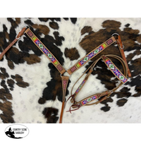 New! Beaded Headstall And Breast Collar Set. Headstall & Breast Collar Sets