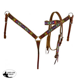 New! Beaded Headstall And Breast Collar Set. Headstall & Breast Collar Sets