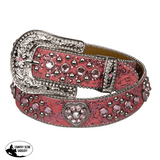 Belt - Western - Girls Sparkling with Heart Concho - - Country Scene Saddlery and Pet Supplies