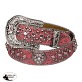 Belt - Western - Girls Sparkling with Heart Concho - - Country Scene Saddlery and Pet Supplies
