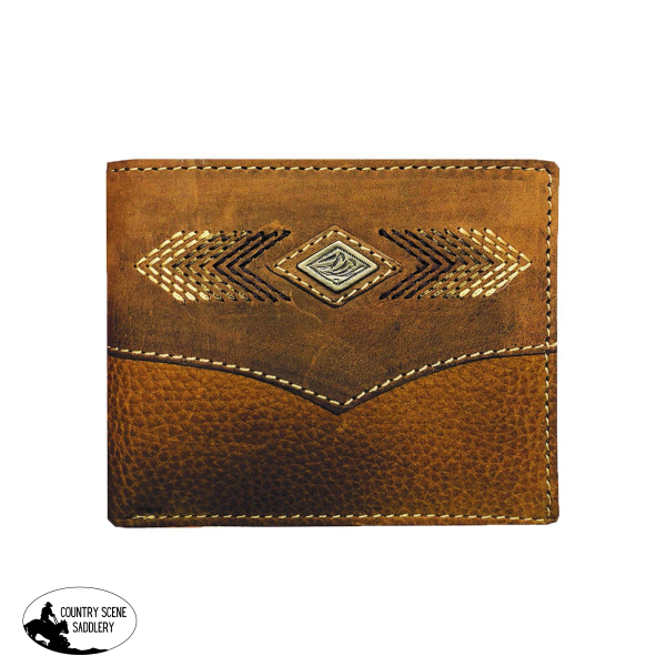 New! Bi-Fold Wallet Diamond Concho Apparel & Accessories