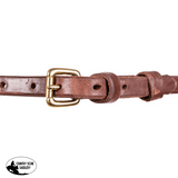 Billy Royal Oiled Royal Herman Oak Flat Nose Caveson for Horses - Country Scene Saddlery and Pet Supplies