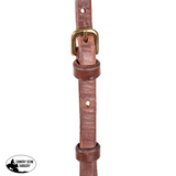 Billy Royal Oiled Herman Oak Flat Nose Caveson For Horses Western Bridle