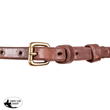 Billy Royal Oiled Royal Herman Oak Flat Nose Caveson for Horses - Country Scene Saddlery and Pet Supplies