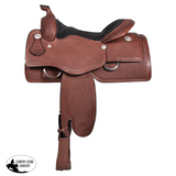 New! Billy Royal® Basketweave Square Skirt Western Work Saddle Posted.*