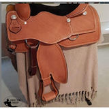 New! Billy Royal® Basketweave Square Skirt Western Work Saddle Posted.*