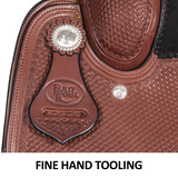 New! Billy Royal® Basketweave Square Skirt Western Work Saddle Posted.*