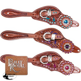 Billy Royal® Bling Ladies Large Crystal Concho Spur Straps - Country Scene Saddlery and Pet Supplies