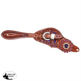 New!billy Royal® Bling Ladies Large Crystal Concho Spur Straps Posted.* Pink