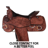 New! Billy Royal® Chocolate #roughout Classic Work Saddle Posted.*