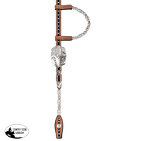 Billy Royal® Crystal With Oval Scroll Two Ear Headstall Show Bridles