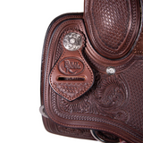 New! Billy Royal® Drover Ranch Western Saddle Posted.*