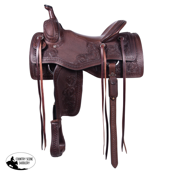 New!billy Royal® Grizzly Ranch Western Saddle Posted.* 15.5#40647 155 Chc Backordered - Expected
