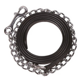 Billy Royal® Leather Lead With Chrome Chain Western Show Halters