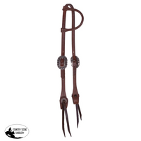 Billy Royal® Leather Performance One Ear Quick Change Headstall Silver