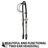 Billy Royal® Maggie Quick Change Two Ear Headstall #43239 Dk Only 2 Left - Order Soon! Western