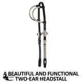 New! Billy Royal® Maggie Quick Change Two Ear Headstall - Country Scene Saddlery and Pet Supplies