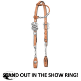 New! Billy Royal® Mckenzie One Ear Show Headstall - Country Scene Saddlery and Pet Supplies