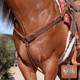 Billy Royal® Oiled Hermann Oak Leather Browband Headstall - Country Scene Saddlery and Pet Supplies
