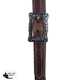 Billy Royal® Oiled Hermann Oak Split Ear Headstall with Etched Buckle - Country Scene Saddlery and Pet Supplies