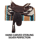 Billy Royal® Platinum Tacoma Silver Show Saddle - Country Scene Saddlery and Pet Supplies