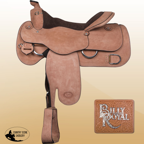 New! Billy Royal® Pro Work Saddle Posted.* Training Western