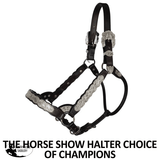 New! Billy Royal® Scalloped Silver Western Horse Show Halter - Country Scene Saddlery and Pet Supplies