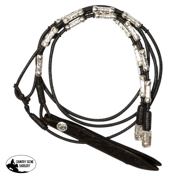 Billy Royal® Silver Plate Rectangle Ferrule Romel Reins 28oz – Country ...