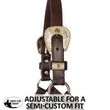 Billy Royal® Sterling Silver Overlay Roxy Show Halter With Lead Royal Halters