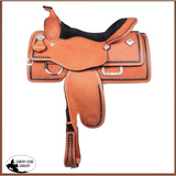 Billy Royal® Studded Basketweave Show Saddle - Country Scene Saddlery and Pet Supplies