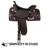 Billy Royal® Studded Basketweave Show Saddle - Country Scene Saddlery and Pet Supplies